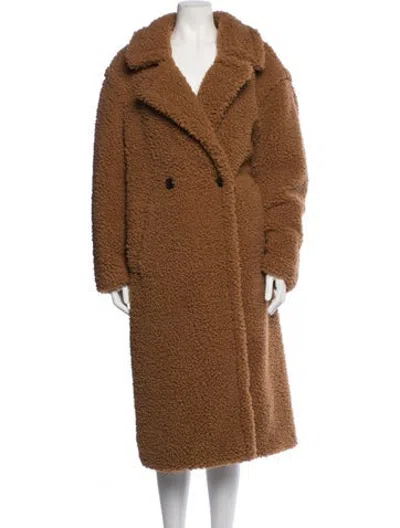 Pre-owned Ugg Faux Fur Coat In Brown