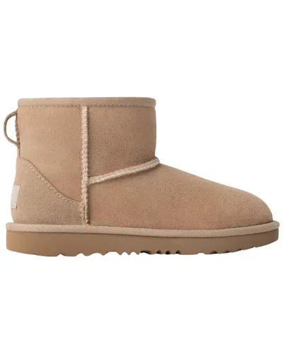Ugg Kids Classic Mini Ii Twinface Sheepskin Boot In Brown