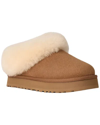 Ugg Kids Tazzelle Suede Slipper In Brown