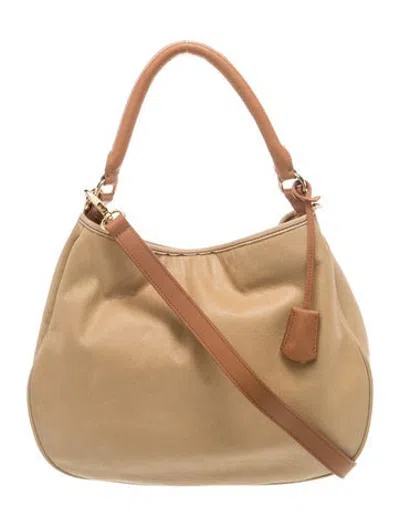 Pre-owned Ugg Leather Hobo In Neutrals