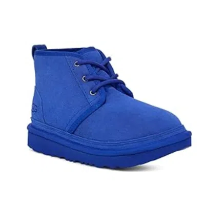 Ugg Neumel Ii 1017320k-420 Kids Blue Wool Round Toe Ankle Boots Gal1004