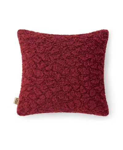 Ugg Shira Textured Decorative Pillow, 20" X 20" In Brown