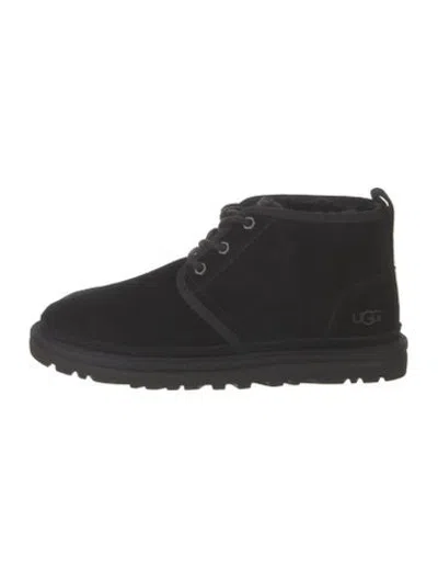 Pre-owned Ugg Suede Sneakers In Black