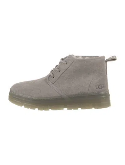 Pre-owned Ugg Suede Sneakers In Grey