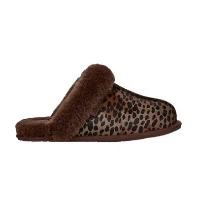Pre-owned Ugg Wmns Scuffette Caspian Slipper 'burnt Cedar' | Multi-color | Women's Size 6