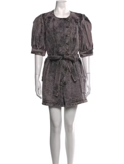 Pre-owned Ulla Johnson Crew Neck Romper In Pink
