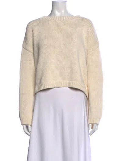 Pre-owned Ulla Johnson Crew Neck Sweater In Neutrals
