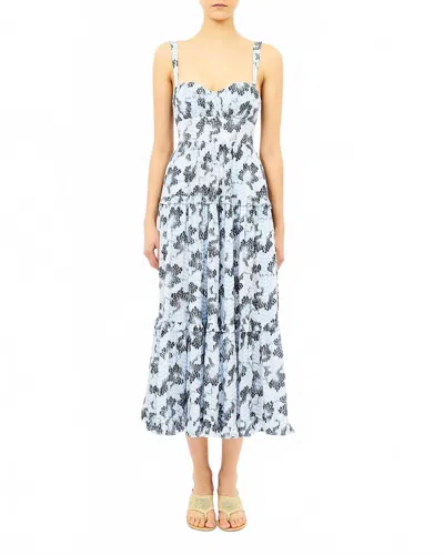 Ulla Johnson Ophelia Cami Cotton Dress In Ciel In Blue