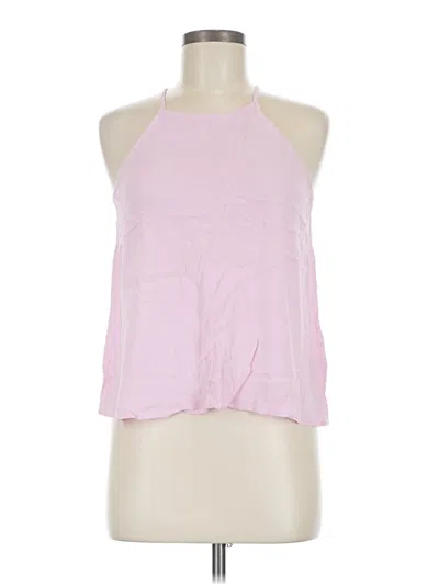 Pre-owned Ultra Flirt Sleeveless Top Pink Halter Neckline Tops