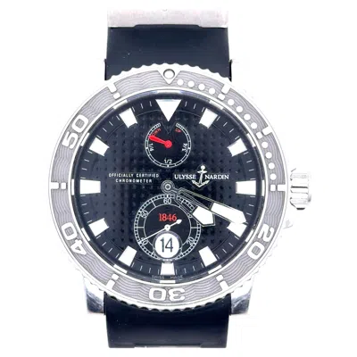 Pre-owned Ulysse Nardin Marine Men's Black Watch - 263-33