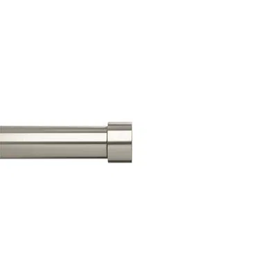 Umbra Cappa 1â¼" Adjustable Curtain Rod In Silver