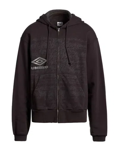 Umbro Man Sweatshirt Black Size S Cotton In Multi