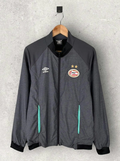 Pre-owned Umbro Psv Soccer Light Jacket Sportswear In Grey