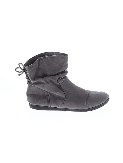 Pre-owned Unbranded Ankle Boots In Gray