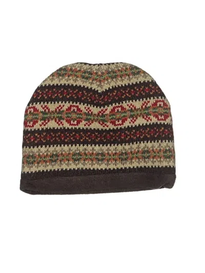 Pre-owned Unbranded Kids' Beanie Hat In Burgundy