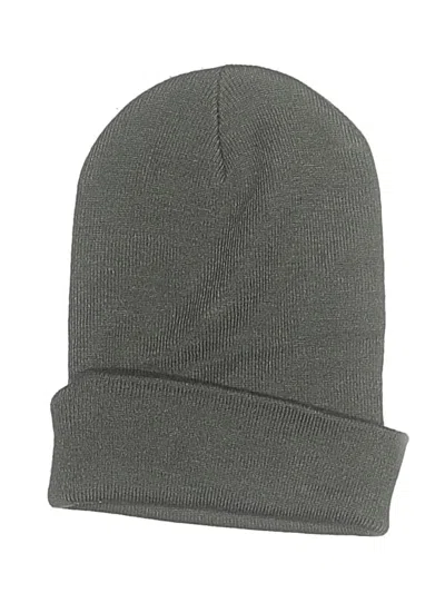 Pre-owned Unbranded Beanie Hat In Gray