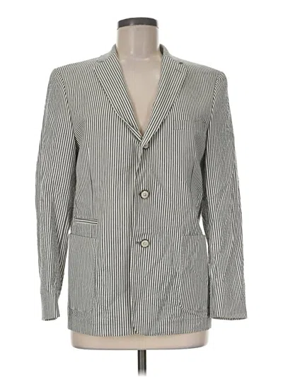 Pre-owned Unbranded Blazer Jacket In Gray