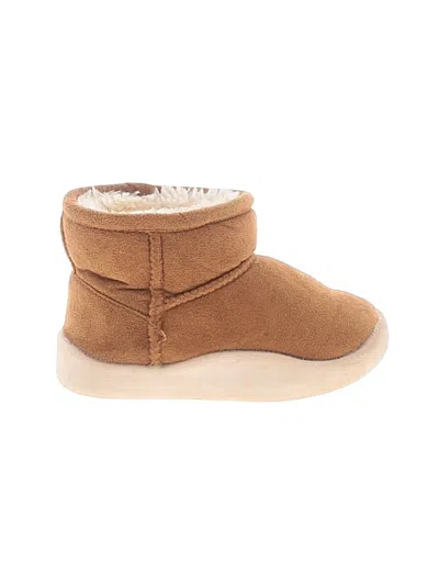 Pre-owned Unbranded Kids' Booties In Tan
