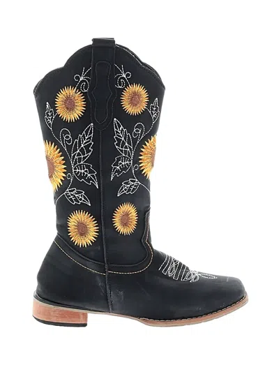Pre-owned Unbranded Boots In Black