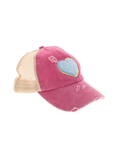 Pre-owned Unbranded Hat In Pink