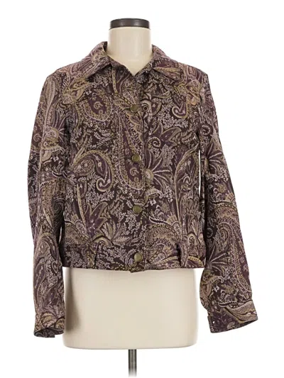 Pre-owned Unbranded Jacket In Purple