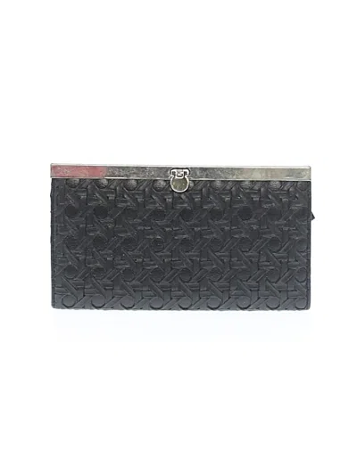Pre-owned Unbranded Leather Wallet In Black