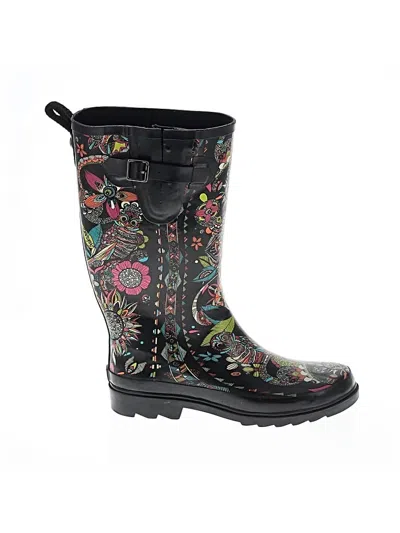 Pre-owned Unbranded Rain Boots In Black