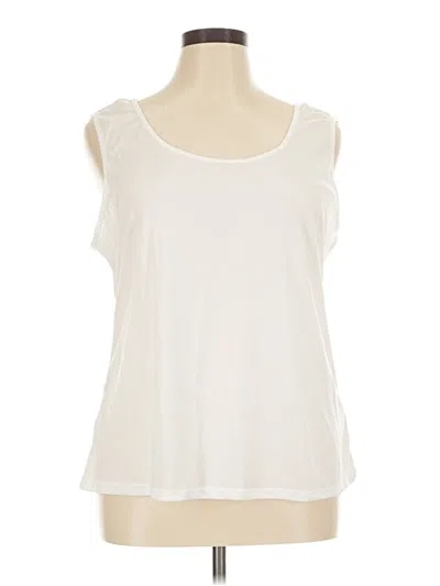 Unbranded Sleeveless T-shirt In White