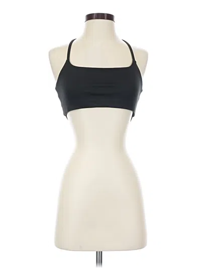 Pre-owned Unbranded Sports Bra In Black
