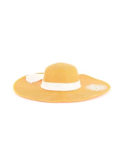 Pre-owned Unbranded Sun Hat In Orange