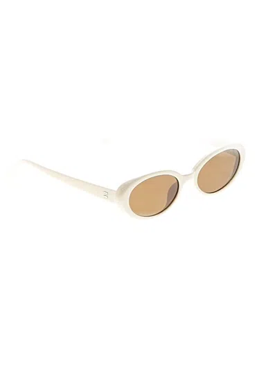 Pre-owned Unbranded Sunglasses In Ivory