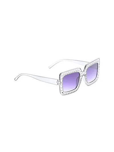 Pre-owned Unbranded Sunglasses In Purple