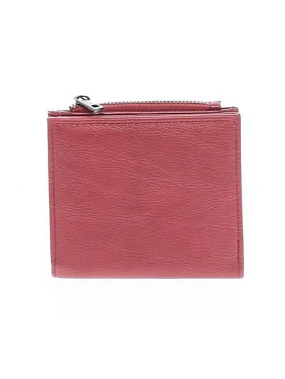 Pre-owned Unbranded Wallet In Burgundy