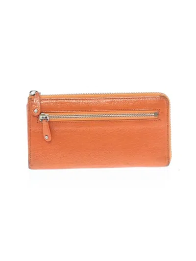 Pre-owned Unbranded Wallet In Orange