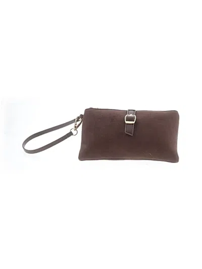 Pre-owned Unbranded Wristlet In Brown