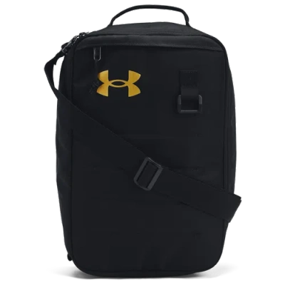 Under Armour Contain Shoe Bag In Black/metallic Gold