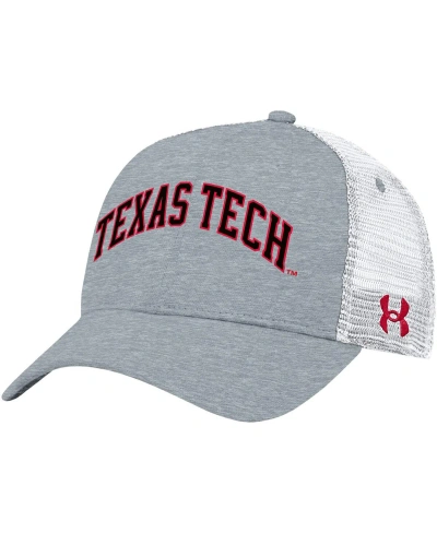 Under Armour Men's  Gray Texas Tech Red Raiders 2023 Sideline Trucker Adjustable Hat