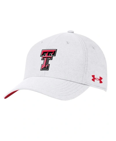 Under Armour Men's  White Texas Tech Red Raiders Coolswitch Airvent Adjustable Hat