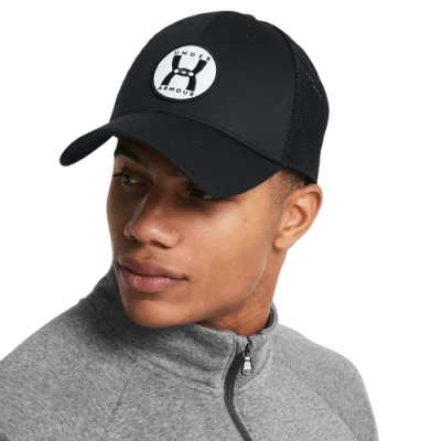 Under Armour Mens  Blitzing Trucker In Black/black/white