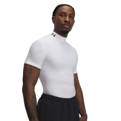 Under Armour Mens  Heatgear Og Compression Mock In Black/white