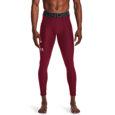 Under Armour Mens  Hg Armour 2.0 Compression Tights In Cardinal/white