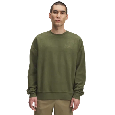 Under Armour Mens  Icon Rev Terry Crew In Marine Od Green/marine Od Green