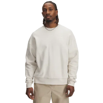 Under Armour Mens  Icon Rev Terry Crew In Summit White/summit White