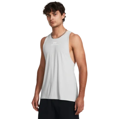 Under Armour Mens  Vanish Energy Tank In Distant Grey/distant Grey
