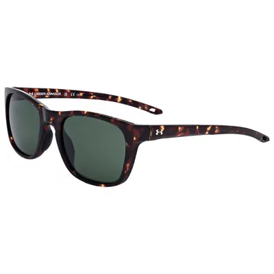 Under Armour Unisex 55 Mm Green Sunglasses In Brown