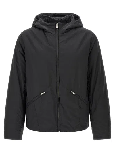 Undercover Black Solid Hood Jacket