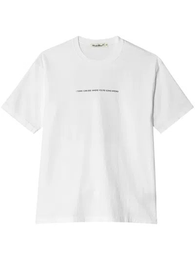 Undercover Graphic-print Cotton T-shirt In White