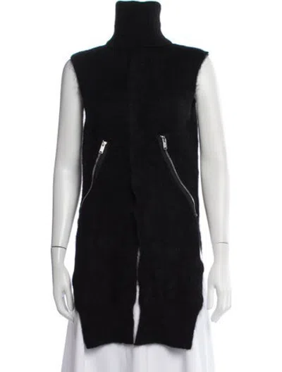 Pre-owned Undercover Mohair Turtleneck Sweater In Black