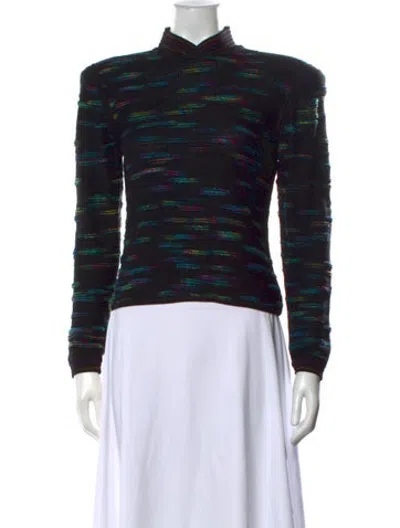 Pre-owned Ungaro Vintage 1980's Sweater In Black