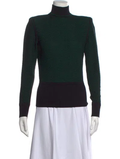 Pre-owned Ungaro Vintage Patterned Sweater In Black/green